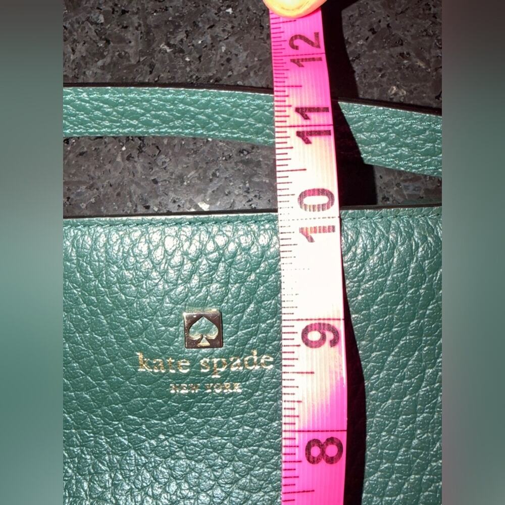 UEC KATE SPADE Kate Southport Avenue Cora BEAUTIFUL GREEN COLOR GENUINE LEATHER - Picture 8 of 10